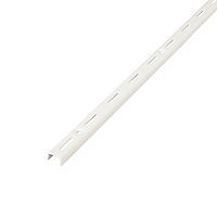 Form Lony White Single slot upright (L)1000mm (W)18mm