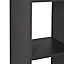Form Mixxit Grey Freestanding 6 shelf Cube Shelving unit, (H)1080mm (W)740mm