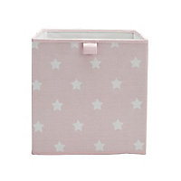 Form Mixxit Star Pink & white Storage basket (H)31cm (W)31cm