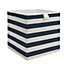 Form Mixxit Striped Navy Storage basket (H)31cm (W)31cm