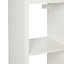 Form Mixxit White Freestanding 2 shelf Cube Shelving unit, (H)390mm (W)740mm