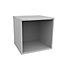 Form Oppen Matt white Bookcase, (H)482mm (W)499mm