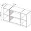 Form Perkin Matt white Storage Partition panel (L)856mm (W)480mm
