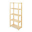 Form Symbios Natural 5 shelf Wood Shelving unit (H)1700mm (W)750mm
