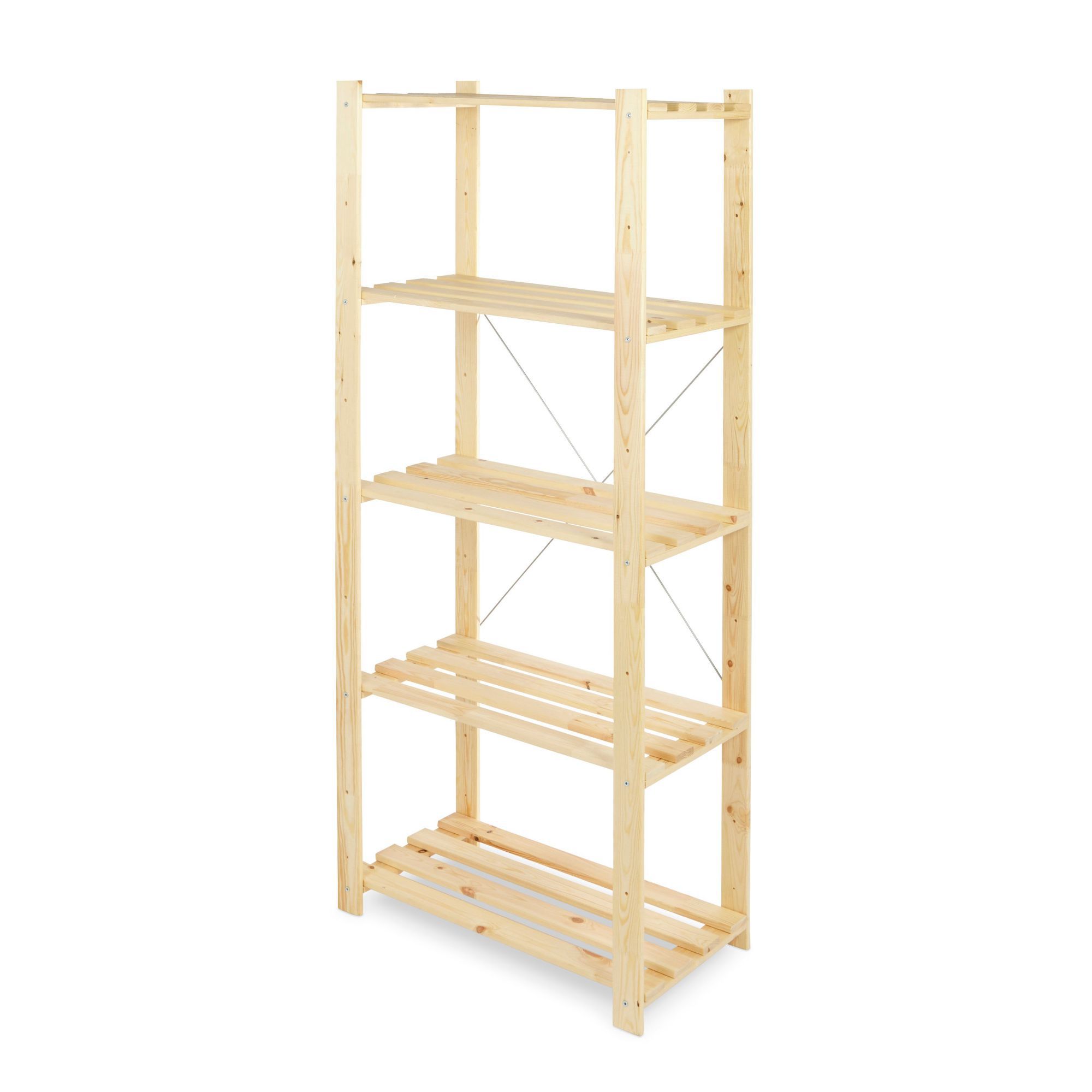 Wooden deals shelf unit