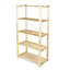 Form Symbios Natural 5 shelf Wood Shelving unit (H)1700mm (W)900mm