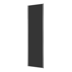 Form Valla Dark grey Sliding wardrobe door (H) 2260mm x (W) 922mm