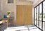 Form Valla Darwin Oak effect Sliding wardrobe door (H) 2260mm x (W) 922mm