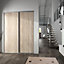 Form Valla Oak effect Sliding wardrobe door (H) 2260mm x (W) 622mm