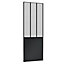 Form Valla Panelled Black Sliding wardrobe door (H) 2260mm x (W) 760mm