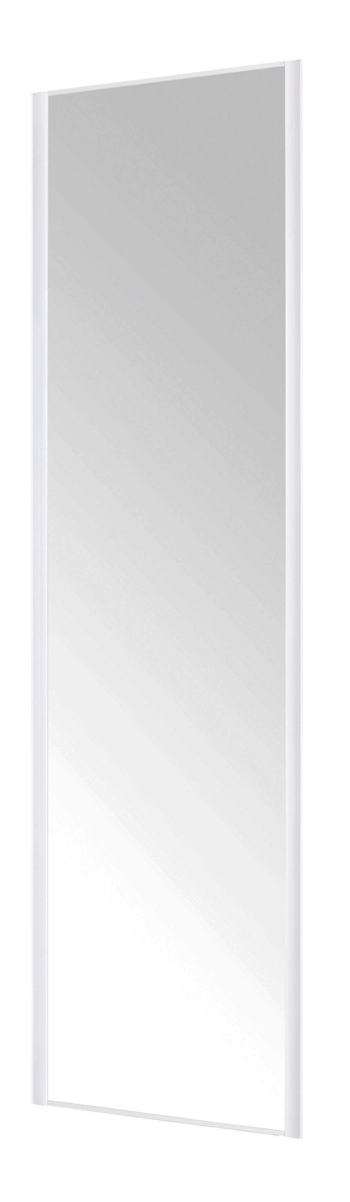 Form Valla White Mirrored Sliding wardrobe door (H) 2260mm x (W) 622mm