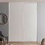 Form Valla White Sliding wardrobe door (H) 2260mm x (W) 622mm