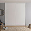 Form Valla White Sliding wardrobe door (H) 2260mm x (W) 922mm