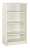 Form Wizard White Freestanding 3 shelf Bookcase