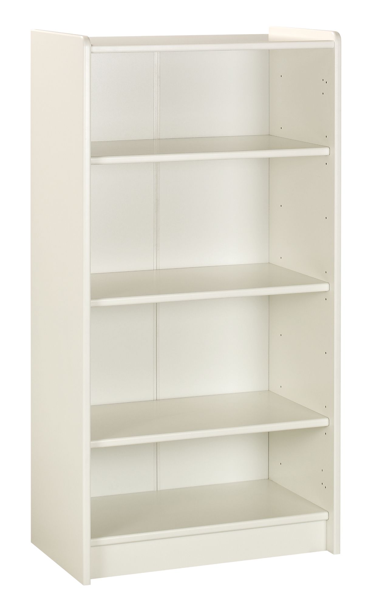 Form Wizard White Freestanding 3 shelf Bookcase
