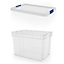 Form Xago Heavy duty Clear 68L XL Plastic Stackable Storage box & Lid