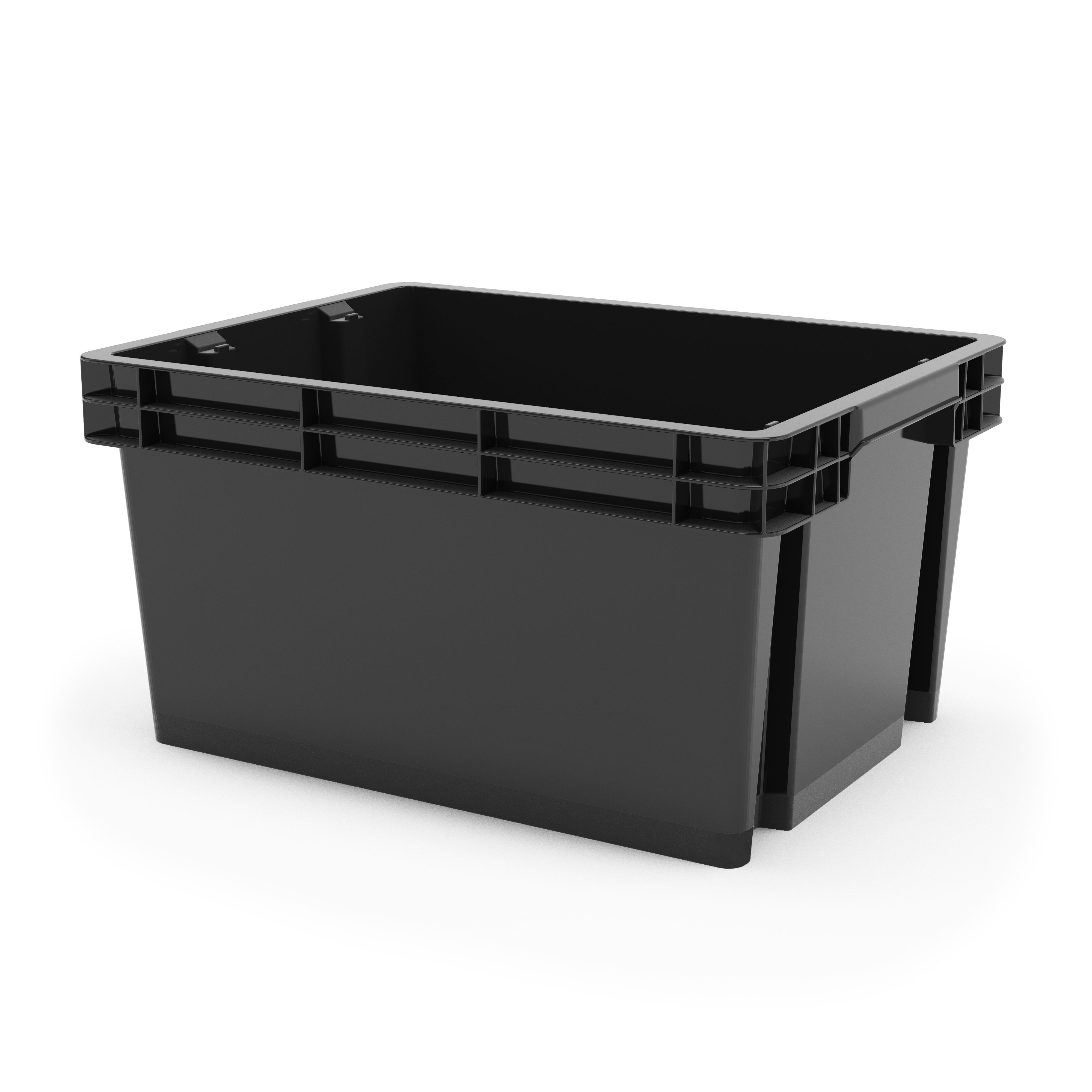 Form Xago Heavy Duty Grey 15l Plastic Stackable Storage Box Tradepoint