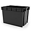 Form Xago Heavy duty Grey 68L XL Plastic Stackable Storage box & Lid
