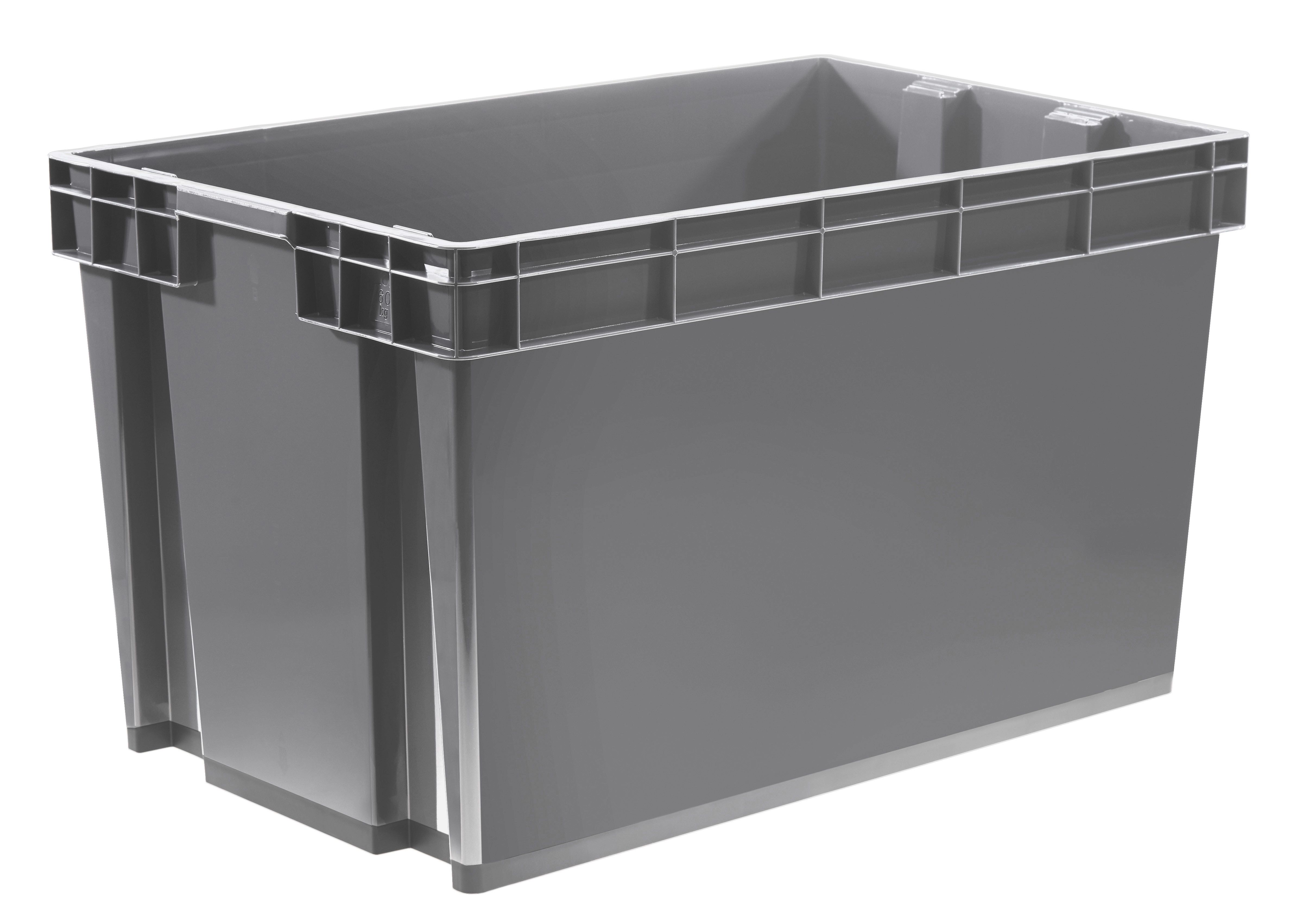 Form Xago Heavy duty Grey 94L XXL Plastic Stackable Storage box