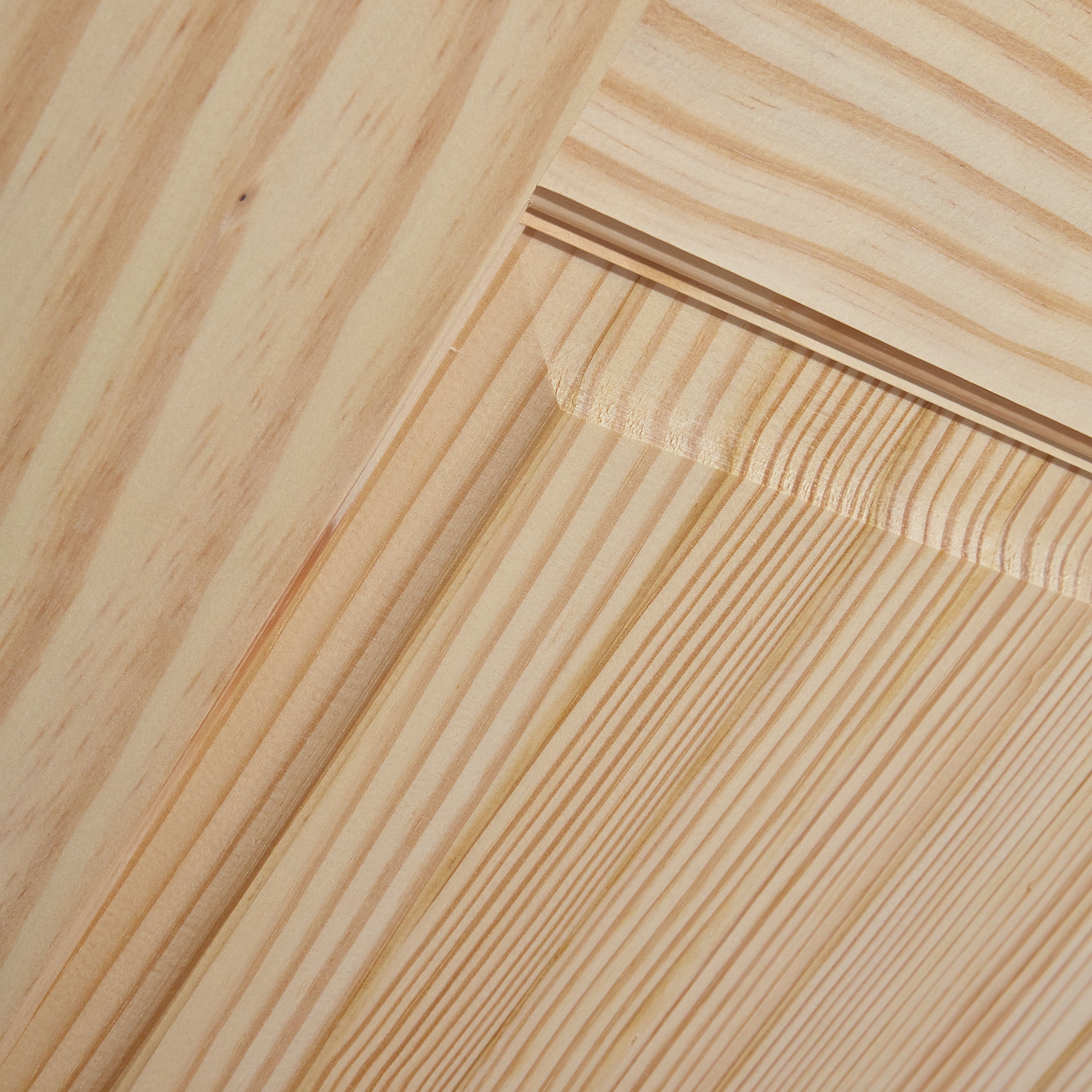 Fortia 2 Lite 2 panel 2 Lite Clear Glazed Contemporary Pine veneer Internal Clear pine Door, (H)1981mm (W)686mm (T)35mm