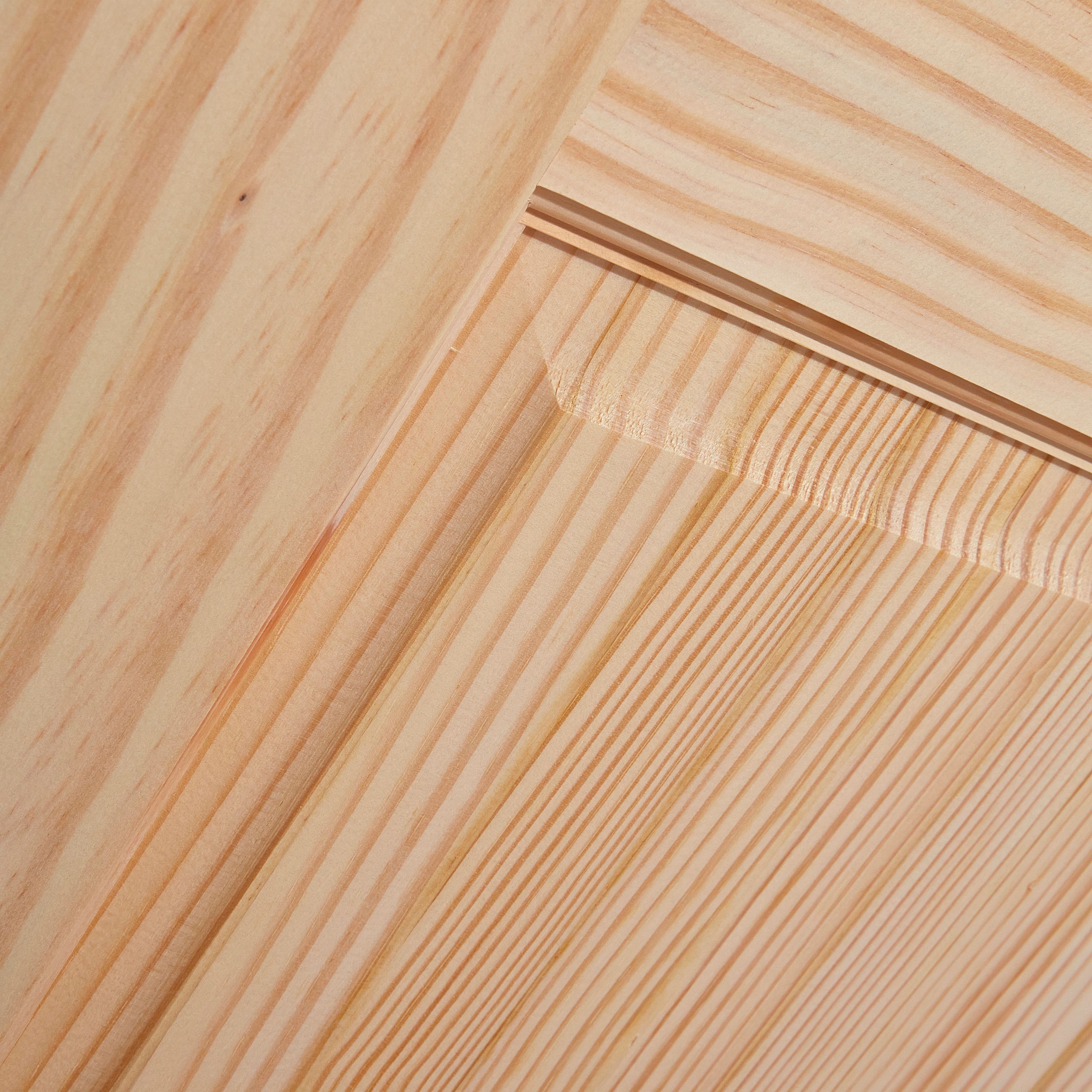 Fortia 2 panel Clear Glazed Contemporary Pine veneer Internal Clear pine Door, (H)1981mm (W)762mm (T)35mm