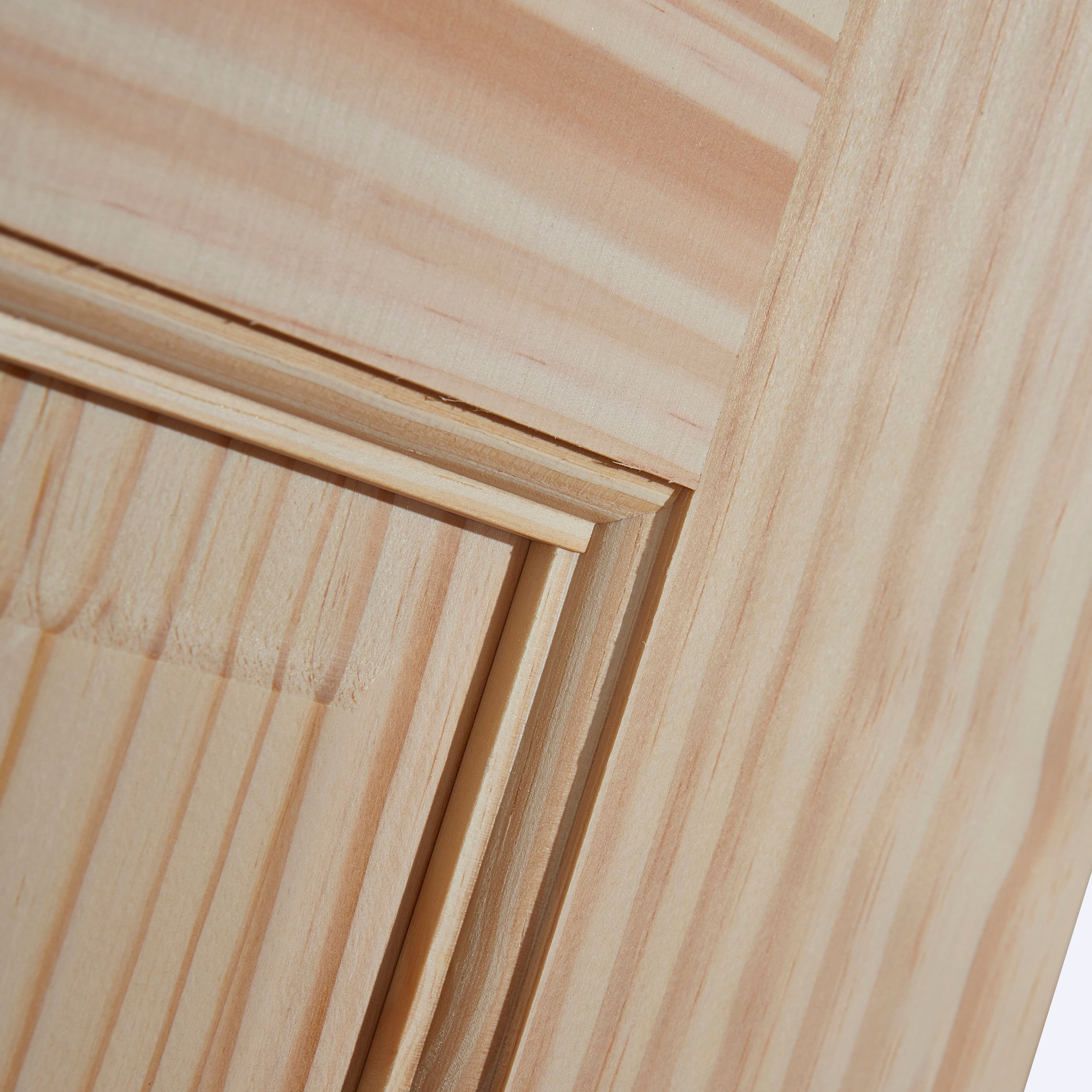 Fortia 6 panel Unglazed Victorian Pine veneer Internal Clear pine Door, (H)1981mm (W)838mm (T)35mm