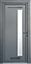 Fortia Gatteo Frosted Glazed Antracite LH External Front Door set, (H)2085mm (W)920mm