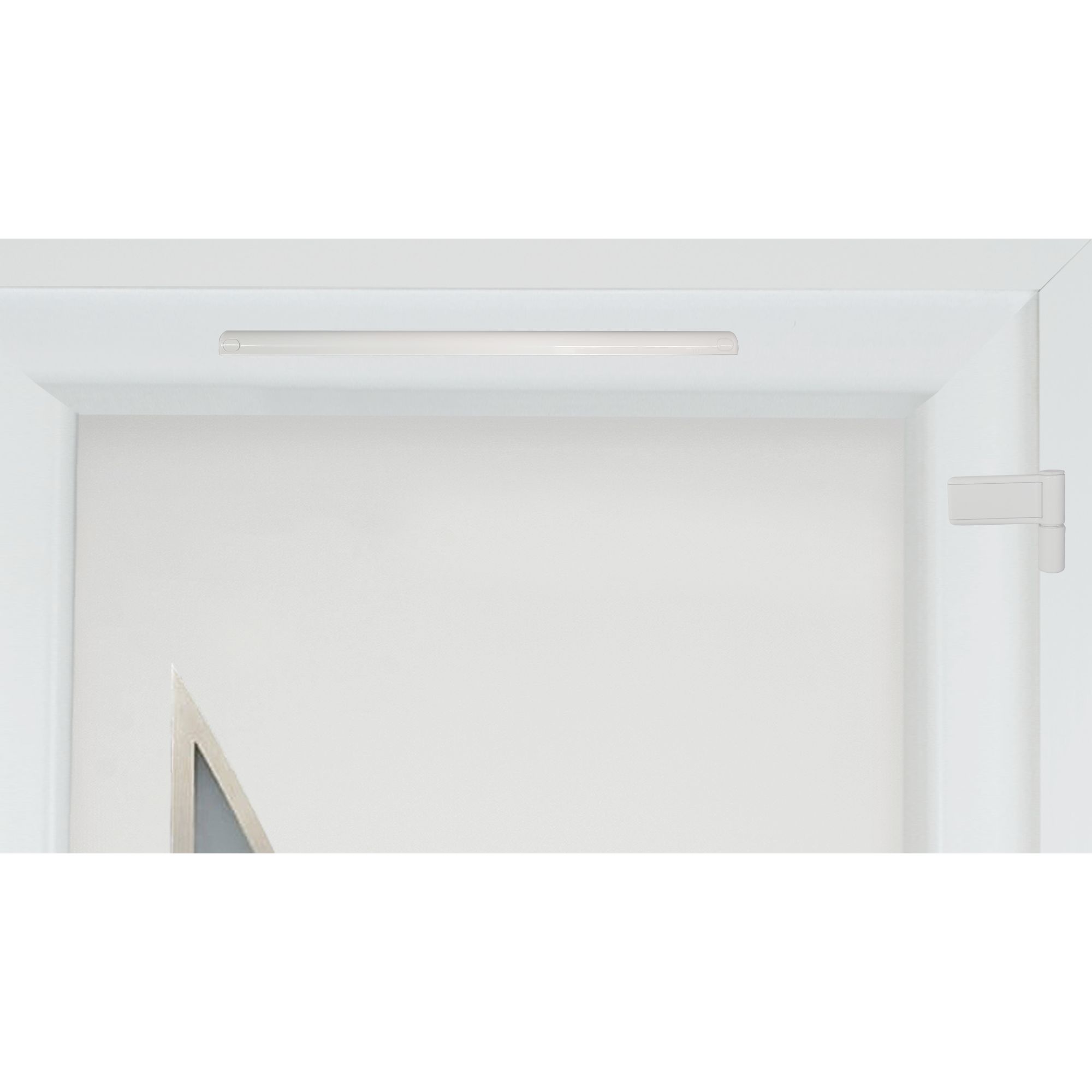Fortia Hermoso Frosted Glazed White LH External Front Door set, (H)2085mm (W)920mm