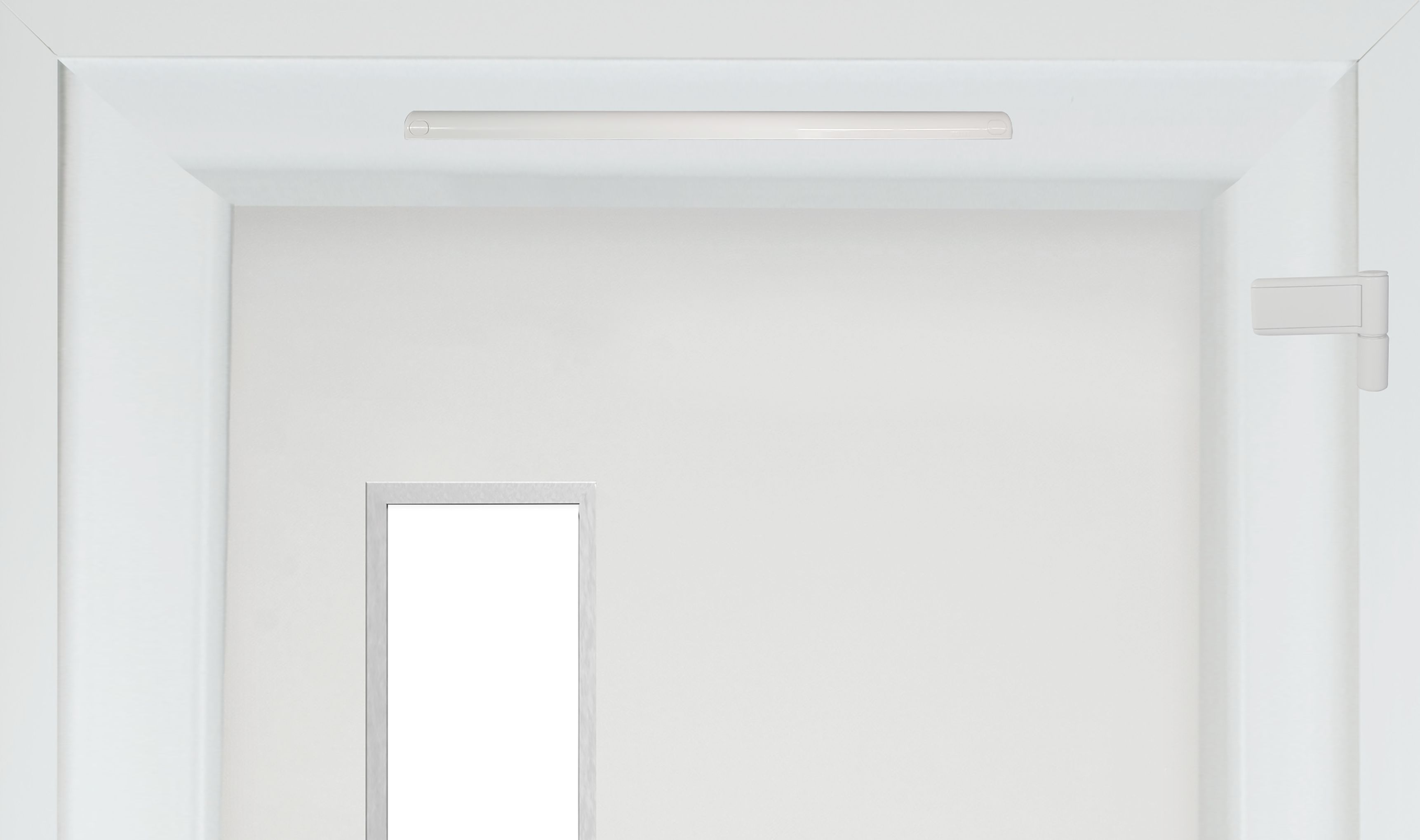 Fortia Kilifi Frosted Glazed White LH External Front Door set, (H)2085mm (W)920mm