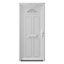 Fortia Lorne Clear Glazed White LH External Front Door set, (H)2085mm (W)920mm
