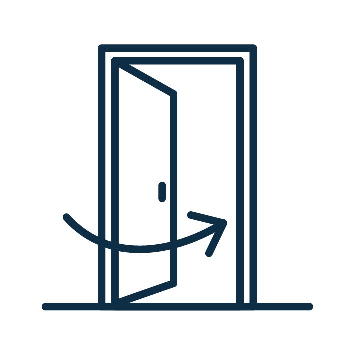 Fortia Lorne Flat Clear Glazed Anthracite LH External Front Door set, (H)2085mm (W)840mm