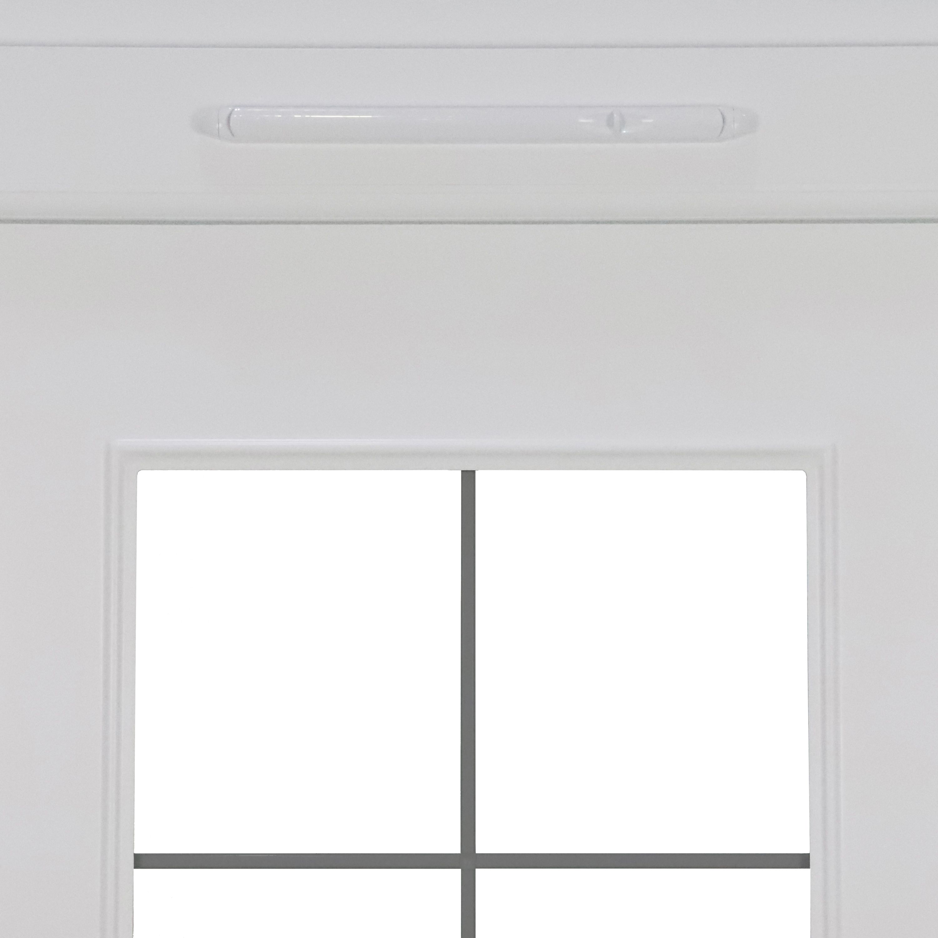 Fortia Mindil Clear Anthracite RH External Front Door set, (H)2085mm (W)840mm