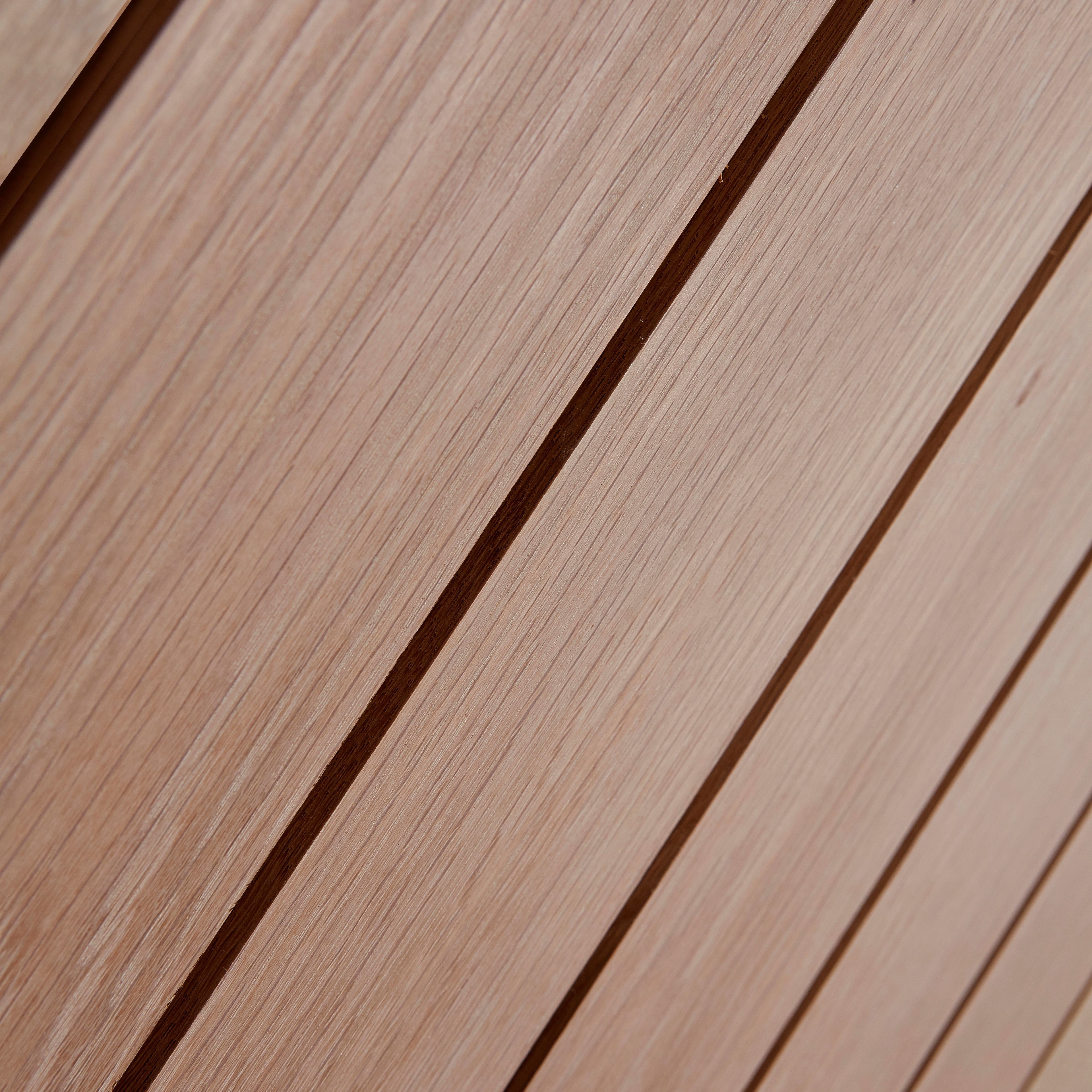 Fortia Unglazed Cottage Oak veneer Internal Door, (H)1981mm (W)838mm (T)35mm