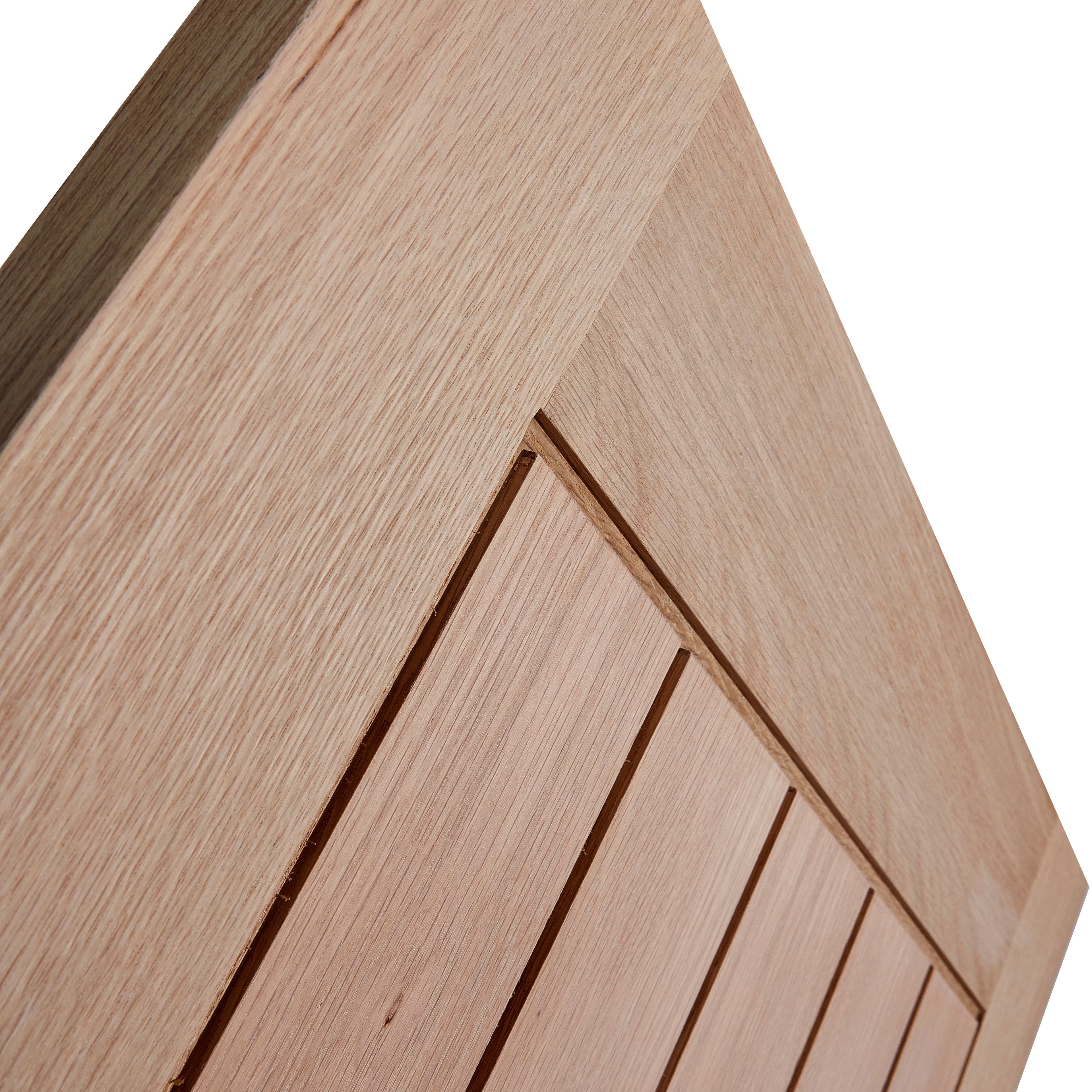 Fortia Unglazed Cottage Oak veneer Internal Door, (H)1981mm (W)838mm (T)35mm