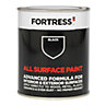 Fortress Black Satin Multi-surface paint, 250ml