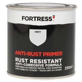 Fortress Grey Metal Anti-rust primer, 0.25L