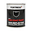 Fortress One coat Black Matt Metal & wood paint, 750ml