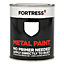 Fortress White Satin Metal paint, 750ml