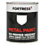 Fortress White Satinwood Metal paint, 250ml
