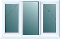Frame One Clear Double glazed White uPVC Window, (H)1120mm (W)1760mm