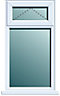 Frame One Clear Double glazed White uPVC Window, (H)970mm (W)905mm