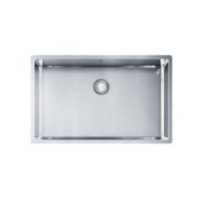 Franke Bari Stainless steel 1 Bowl Sink & drainer 450mm x 725mm