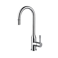 Franke Montreux Stainless steel Kitchen Side lever pull out Tap