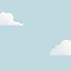 Fresco Blue Clouds Smooth Wallpaper Sample