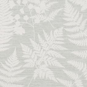 Fresco Witton Taupe Leaves Smooth Wallpaper