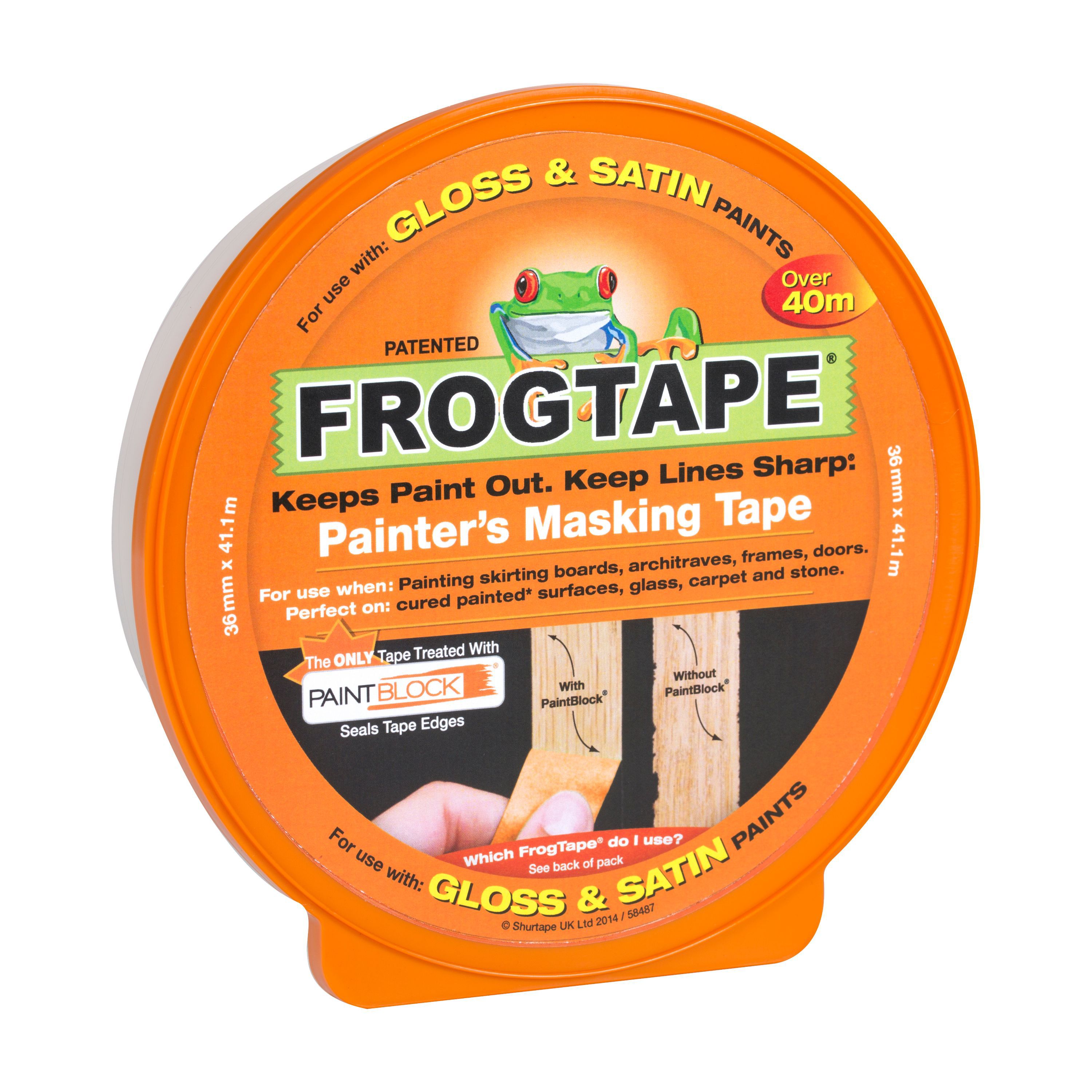 Frogtape Orange Masking Tape (L)41.1m (W)36mm
