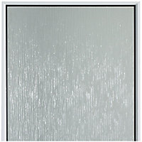 Frosted Glazed White Left-hand External Back Door set, (H)2055mm (W)840mm