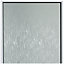 Frosted Glazed White Left-hand External Back Door set, (H)2055mm (W)840mm