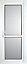 Frosted Glazed White Right-hand External Back Door set, (H)2055mm (W)920mm