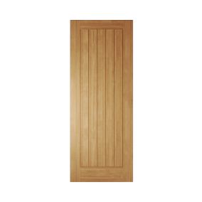 Fully finished Cottage White oak veneer Internal Fire door, (H)1981mm (W)686mm (T)44mm